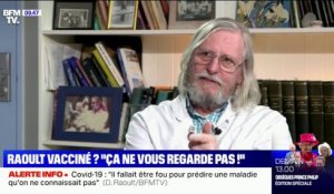 "Ça ne vous regarde pas": le Pr Raoult refuse de dire s'il s'est fait vacciner contre le Covid-19