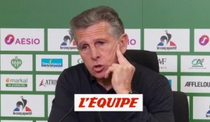 Puel : «On a envie de jouer ce genre de match» - Foot - L1 - ASSE