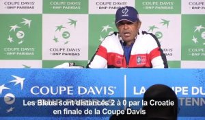 Coupe Davis/finale: la France menée 2-0 par la Croatie