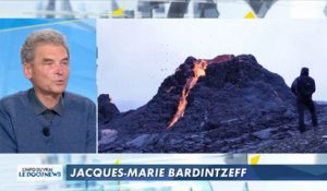 Le volcanologue Jacques-Marie Bardintzeff réagit à l'éruption du volcan Geldingadalur en Islande