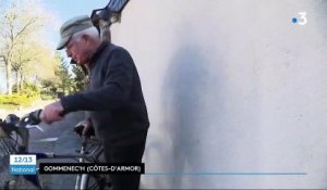 Côtes-d'Armor : la touchante amitié entre un retraité et un pigeon