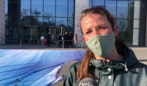 Action de Greenpeace à Bruxelles contre l'exploitation minière en eaux profondes
