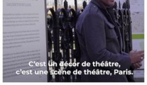 Nikos Aliagas expose les "Parisiennes" sur les grilles de l'Hôtel de Ville