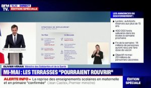 Olivier Véran: "Plus de 70% des personnes âgées de 75 ans ont déjà reçu au moins une injection de vaccin"