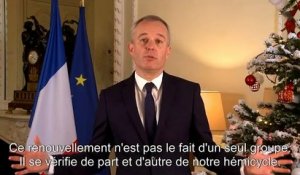 Voeux du Président de l'Assemblée nationale - Vendredi 22 décembre 2017