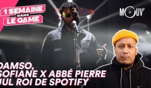 Damso, Sofiane x Abbé Pierre, JuL roi de Spotify