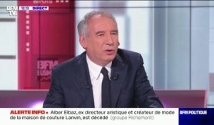 François Bayrou souhaite "qu'on arrête" de "tout ramener aux notions de race, à la couleur de la peau ou au choix religieux"