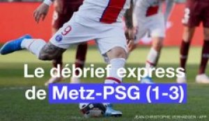 Ligue 1: Le PSG leader après sa victoire face à Metz (1-3)
