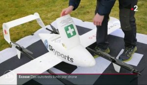 Ecosse : des tests Covid livrés par drone dans les zones reculées