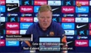 Barça - Koeman : "L'offre du PSG pour Messi ? Cela ne m'intéresse pas"