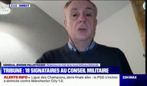 Tribune controversée de militaires: pour le Général Jérôme Pellistrandi, "le chef d'État-Major des armées veut sanctionner, il a raison et c'est nécessaire"