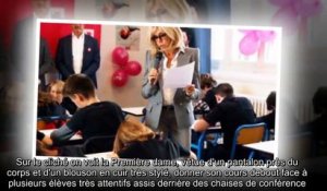 ✅ Brigitte Macron professeur - elle retrouve le chemin de l’école