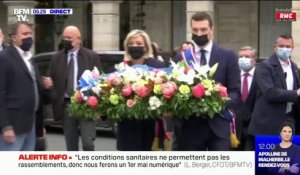 1er Mai: Marine Le Pen rend hommage à Jeanne d'Arc à Paris