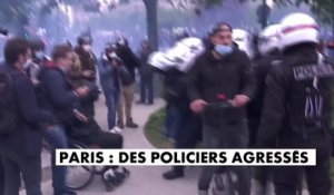 Manifestaton du 1er mai : tensions entre manifestants et forces de l'ordre place de la Nation