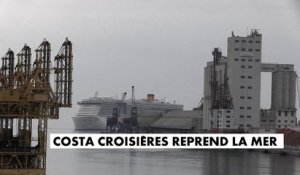 Les bateaux de Costa Croisières s'apprêtent à reprendre la mer