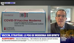 Stéphane Bancel (Moderna): "La vaccination va se poursuivre sur le très long terme, c'est un virus qui ne disparaîtra plus"