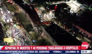 Catastrophe à Mexico : un pont du métro aérien s'effondre, une rame bondée chute en contrebas