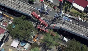 Mexico : évacuation de la rame de métro accidentée