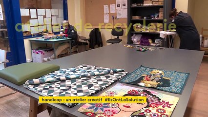 En Haute-Marne, des personnes en situation de handicap relookent de vieux  meubles