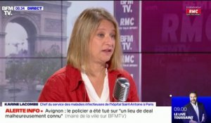 Pr Karine Lacombe: "La situation s'améliore (...) mais les services de réanimations sont encore en tension"