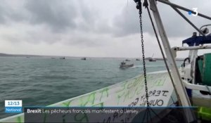 Jersey : des pêcheurs français manifestent sous l'œil de navires militaires