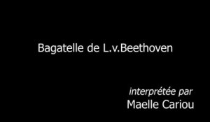 Concours Young Opus - Maëlle Cariou, Piano Beethoven, Bagatelle