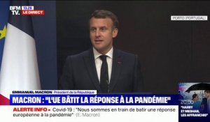 Emmanuel Macron sur la vaccination: "Nous avons été plus lents parce que nous avons été plus ouverts, mais nous avons été plus généreux que tous les autres réunis"