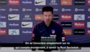 36e j. - Simeone : "Il y aura toujours des polémiques dans le football"