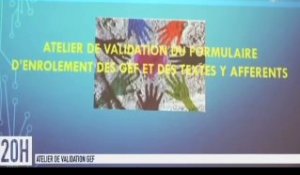 RTG/ Atelier de validation du formulaire d’enrôlement des gabonais économiquement faibles