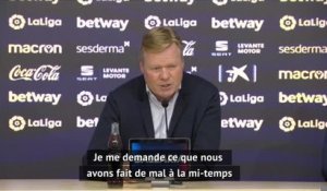 36e j. - Koeman ne comprend pas