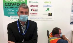 Jean-François Gagnon, directeur de la clinique de vaccination en entreprise de Valleyfield