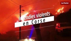 Tempête Eléanor: de violents incendies font 3 blessés en Corse