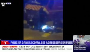 Policier blessé dans la Loire: une vidéo montre la situation quelques instants après les jets de projectiles