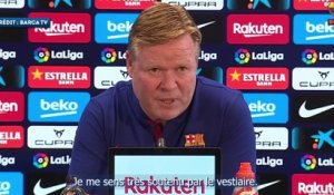 Ronald Koeman se sent soutenu au Barça