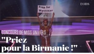 Miss Birmanie profite du concours de Miss Univers pour dénoncer le coup d'Etat dans son pays