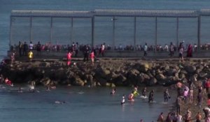 Arrivées de 5.000 migrants à Ceuta, un record