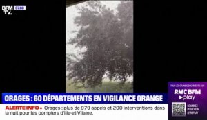 Orages: 60 départements placés en vigilance orange