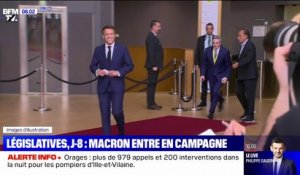 À 8 jours du premier tour des élections législatives, Emmanuel Macron entre en campagne