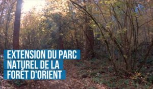 Extension du parc  naturel de la  Forêt d'Orient .