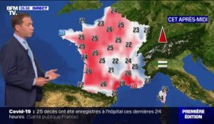 Les températures repartent à la hausse ce lundi