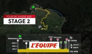 Le profil de la deuxième étape - Cyclisme - Tour de Suisse