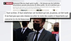 La réaction d'Emmanuel Macron à la gifle qu'il a reçu dans la Drôme
