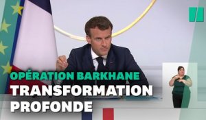 Emmanuel Macron annonce la fin de Barkhane au Sahel en tant que "opération extérieure"