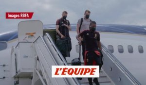 Les Diables rouges sont arrivés en Russie - Foot - Euro - Belgique