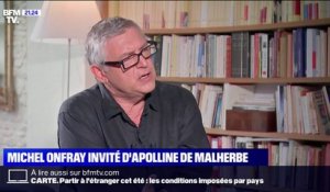 Michel Onfray sur les petites phrases d'Emmanuel Macron: "C'est du mépris pour le peuple, pour les gens"