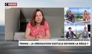 La ministre déléguée chargée des sports Roxana Maracineanu revient sur la dérogation accordée aux spectateurs de Roland-Garros : « Interrompre ce match cela aurait été bafouer le travail de ces deux sportifs»