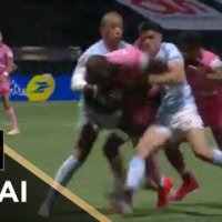 TOP 14 - Essai de Sekou MACALOU (SFP) - Racing 92 - Paris - Barrages - Saison 2020/2021