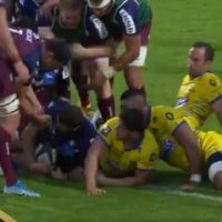 TOP 14 - Essai de Clément MAYNADIER (UBB) - Bordeaux-Bègles - Clermont - Barrages - Saison 2020/2021