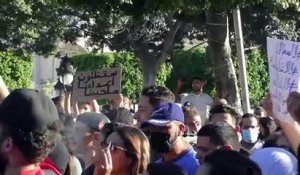 Manifestation contre les violences policières en Tunisie
