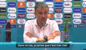 Groupe E - Enrique : "Nous avons eu suffisamment d'occasions pour gagner le match"